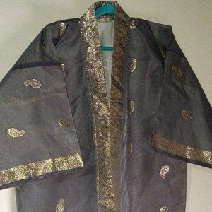 Women Vintage Japan Clothing Gold & Dark Gray  ( EUC)